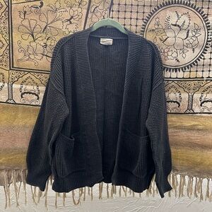 Universal Thread Chunky Charcoal Cardigan
